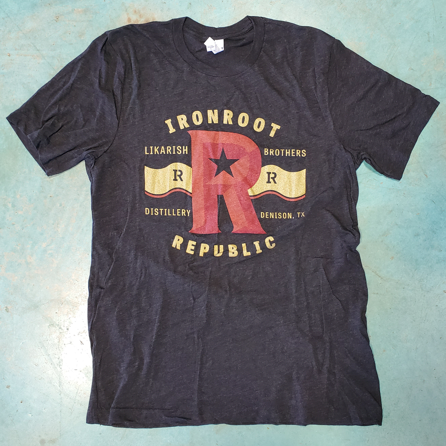 Shirt - Ironroot Logo Grey Crew